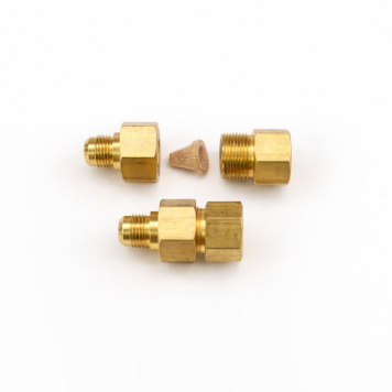 Filter: In Line, 9/16 - 18 thread 100 MESH (Filters out particles .006 and larger.)