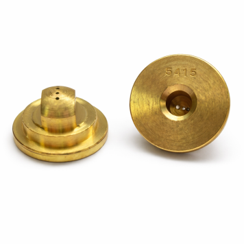 Nozzle: 3 orifice 15-degree .010 diameter